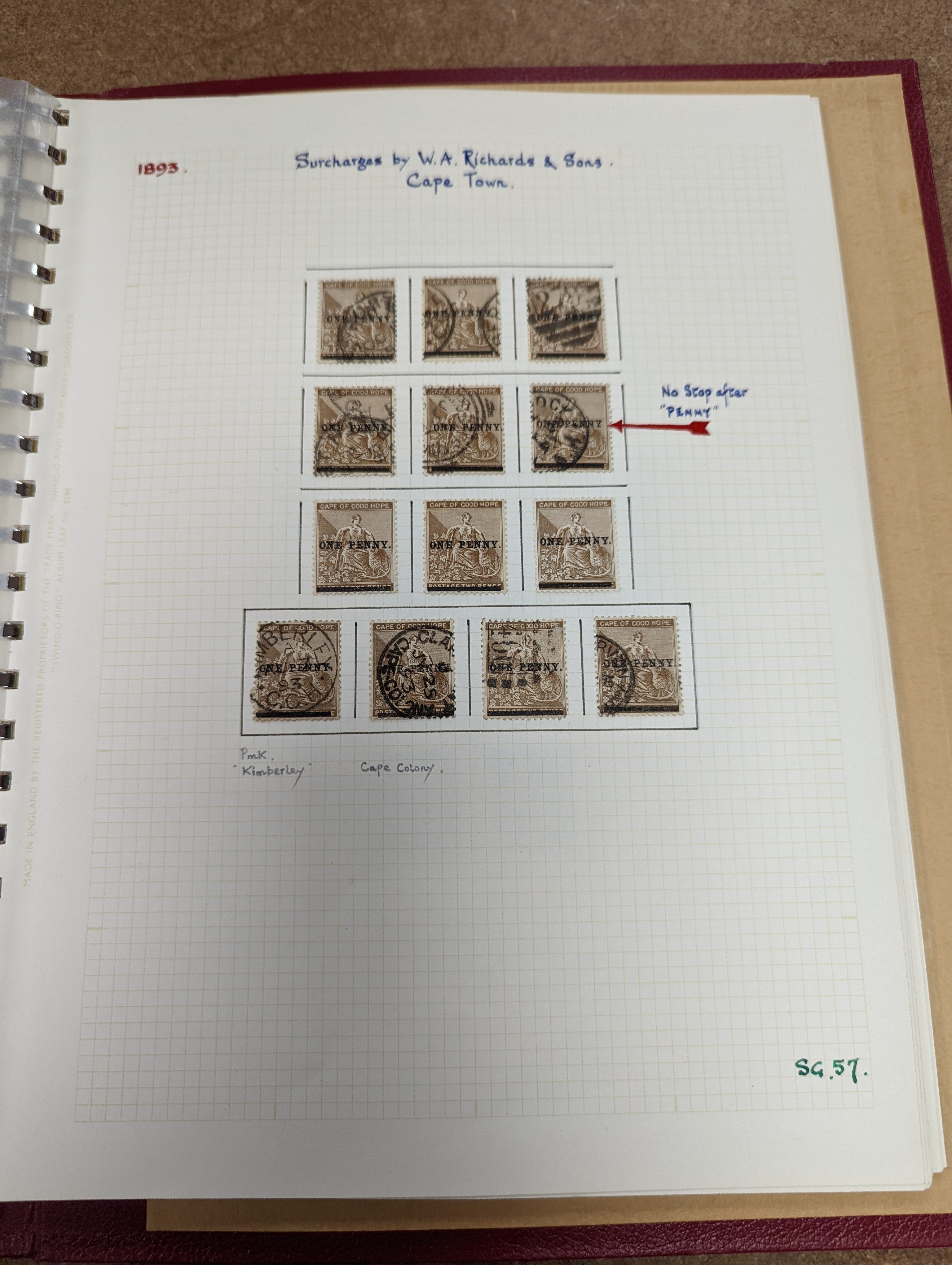 Cape of Good Hope - fine collection in 2 albums and stock book from 1853 1d used pair, 4d block of three used (and certificate), 1859 1sh dark green mint pair, 1861 1d woodblock used (sg 13a), 1863-64 1d, 4d and 6d mint